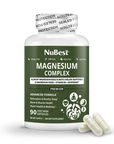 NuBest Magnesium Complex, Advanced Formula For Relaxation, Bone & Muscle Health, Overall Wellness, 90 Vegan Capsules by NuBest Nutrition®