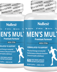 Men's Multi, Men Xtra, Energy, Immunity & Health Boost, 60 Vegan Capsules by NuBest Nutrition®