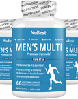 Men's Multi, Men Xtra, Energy, Immunity & Health Boost, 60 Vegan Capsules by NuBest Nutrition®