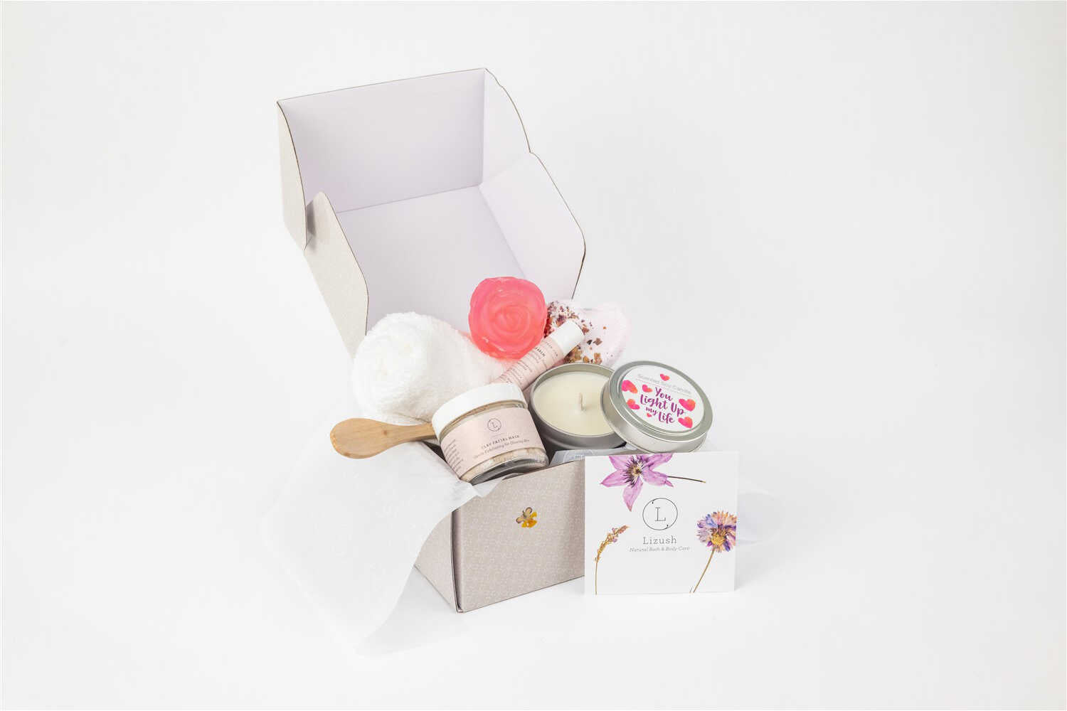 Cute LOVE Special Gift Box, Natural Skincare Gift Box, Mother's Day Gift, BFF, Sister