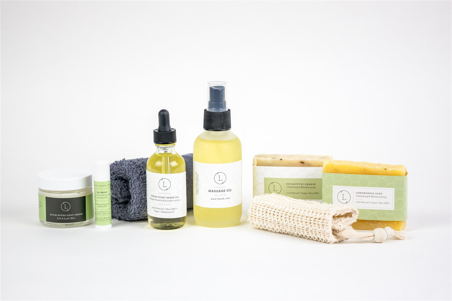 Father&#39;s Day Gift -Fresh earthy Natural skincare set, Eucalyptus Men Grooming kit
