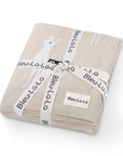 Luxury Knit Llama Swaddle Baby Blanket by Bleu La La