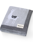 Luxury Knit Llama Swaddle Baby Blanket by Bleu La La