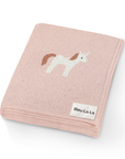 Knit Unicorn Blanket by Bleu La La