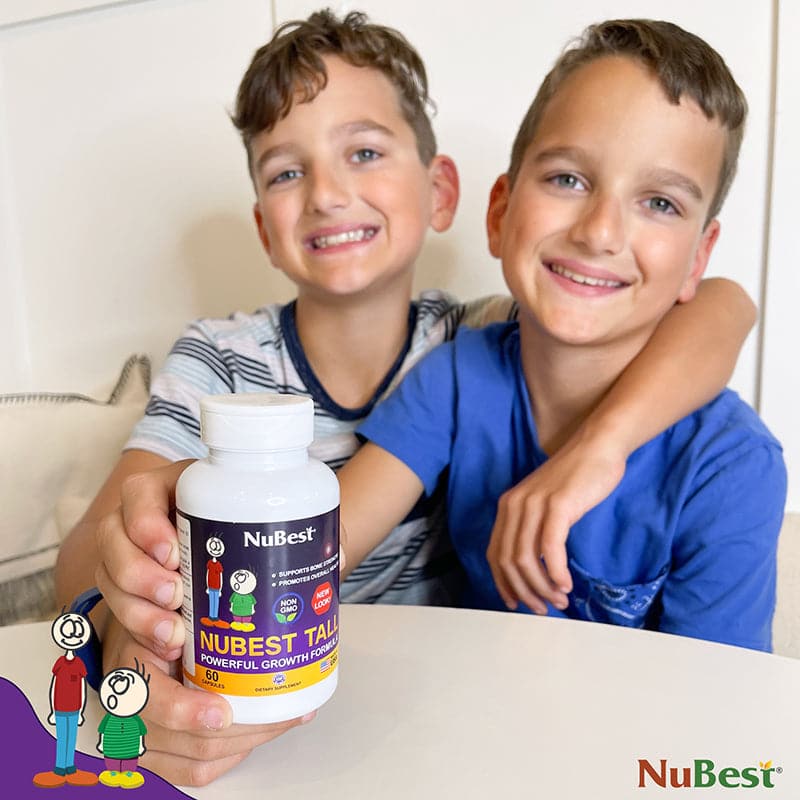 NuBest Tall, Powerful Growth for Kids &amp; Teens (5+), Non-Milk Drinkers, 60 Capsules by NuBest Nutrition®