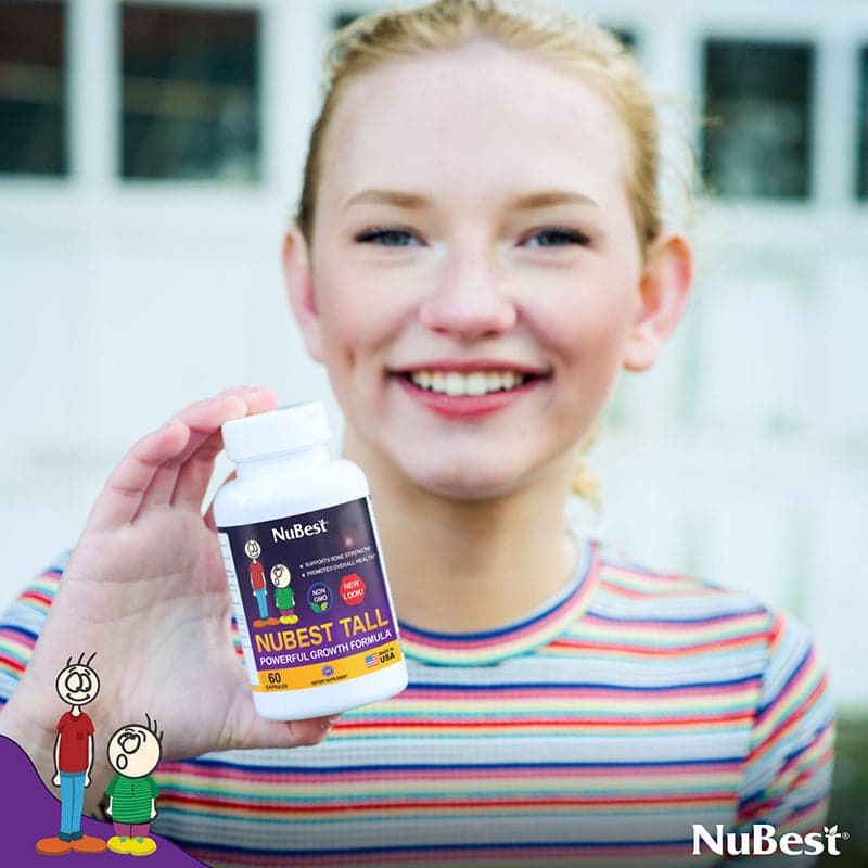 NuBest Tall, Powerful Growth for Kids &amp; Teens (5+), Non-Milk Drinkers, 60 Capsules by NuBest Nutrition®