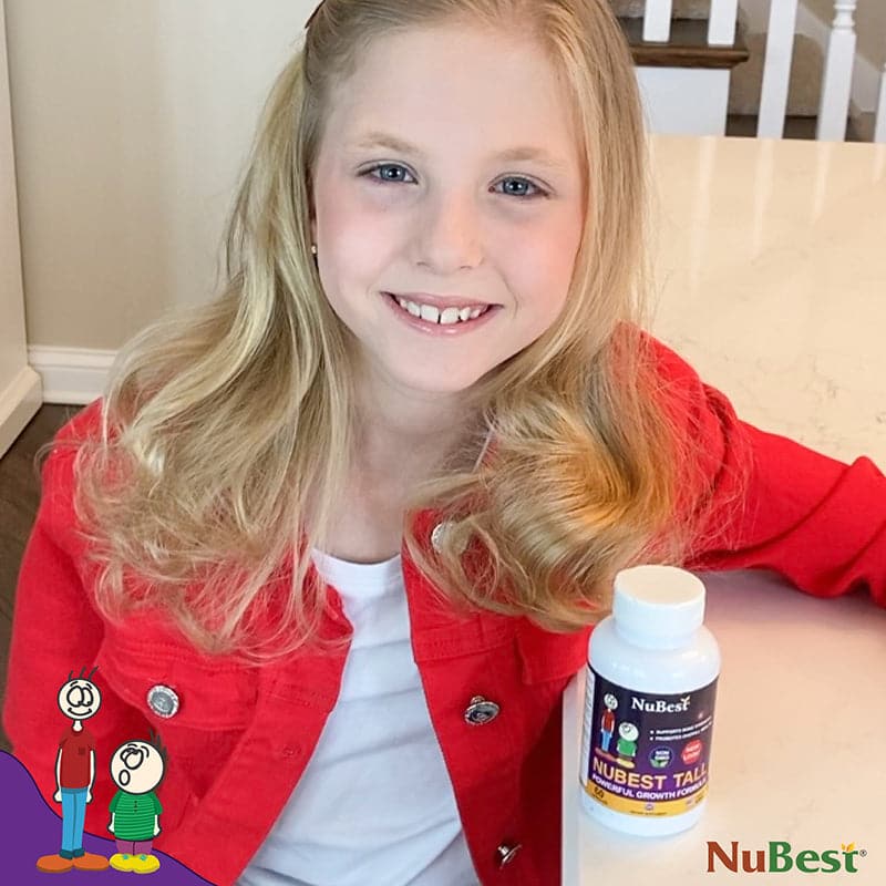 NuBest Tall, Powerful Growth for Kids &amp; Teens (5+), Non-Milk Drinkers, 60 Capsules by NuBest Nutrition®