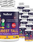 NuBest Tall 10+, Powerful Growth for Kids & Teens (10+), Milk Drinkers, 60 Capsules by NuBest Nutrition®