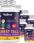 NuBest Tall 10+, Powerful Growth for Kids & Teens (10+), Milk Drinkers, 60 Capsules by NuBest Nutrition®