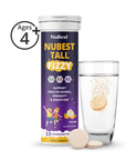 NuBest Tall Fizzy, Effervescent Tablets for Ages 4+, Orange Flavor, 10 Servings by NuBest Nutrition®