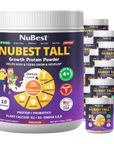 NuBest Tall Protein Vanilla Shake for Kids Ages 4+, 10 Vegan Servings by NuBest Nutrition®