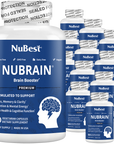 NuBest, NuBrain, Brain Booster, 60 Vegetarian Capsules by NuBest Nutrition®