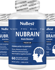 NuBest, NuBrain, Brain Booster, 60 Vegetarian Capsules by NuBest Nutrition®