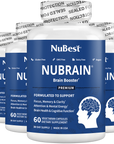 NuBest, NuBrain, Brain Booster, 60 Vegetarian Capsules by NuBest Nutrition®