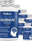 NuBest, NuBrain, Brain Booster, 60 Vegetarian Capsules by NuBest Nutrition®