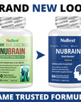 NuBest, NuBrain, Brain Booster, 60 Vegetarian Capsules by NuBest Nutrition®