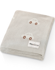 100% Cotton Luxury Knit Car Swaddle Blanket by Bleu La La