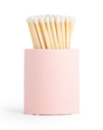 Pink Vessel with White Matchsticks by Enlighten the Occasion