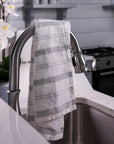 Striped Kitchen Towel by Beflax Linen