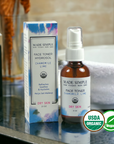 Made Simple Skin Care certified organic raw vegan nonGMO Crueltyfree chamomile lime face toner bottlebox2a