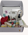 Christmas gift box with all natural bath and body products