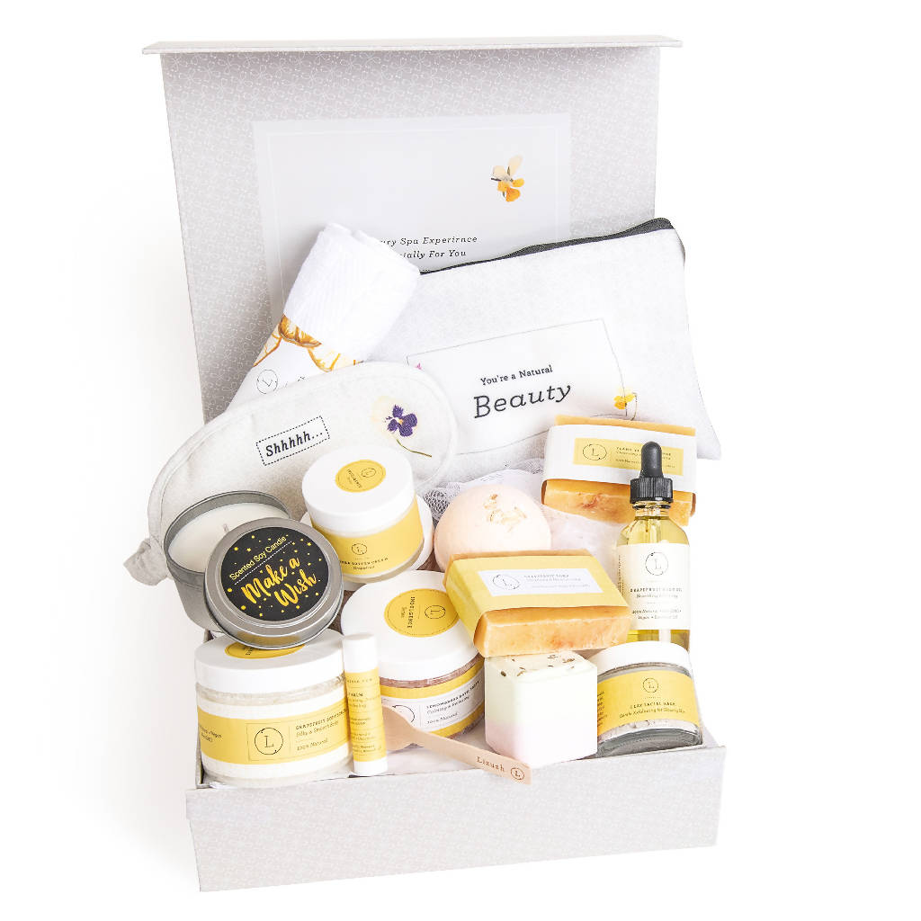 A Special Day Gift, Birthday Gift Basket, Citrus Natural Bath &amp; Body