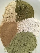 Load image into Gallery viewer, Made  Simple Skin Care USDA certified organic raw vegan Matcha Tea Moringa Mask powder
