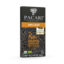 Load image into Gallery viewer, Pacari 100% Raw Cacao 50gr Chocolate Bar
