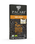 Pacari 100% Raw Cacao 50gr Chocolate Bar
