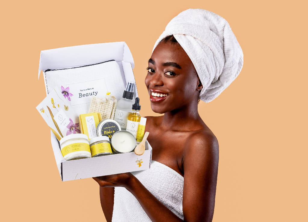 Care Package, Citrus Natural Bath &amp; Body Gift Box