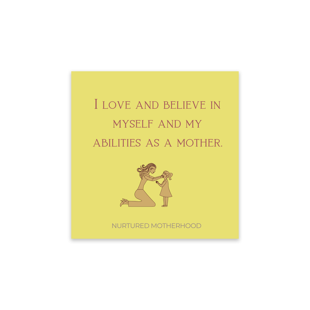 Momtra Card - I love and believe in myself...