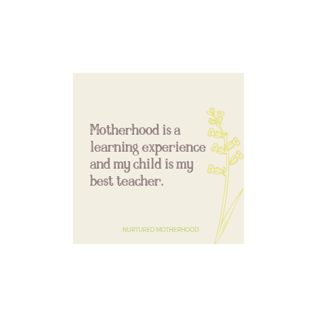 Momtra Card - Motherhood is a learning experience...