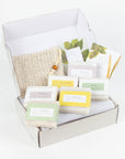 Gift set of 6 Natural Soap Bars - hand made cold process with essential oils