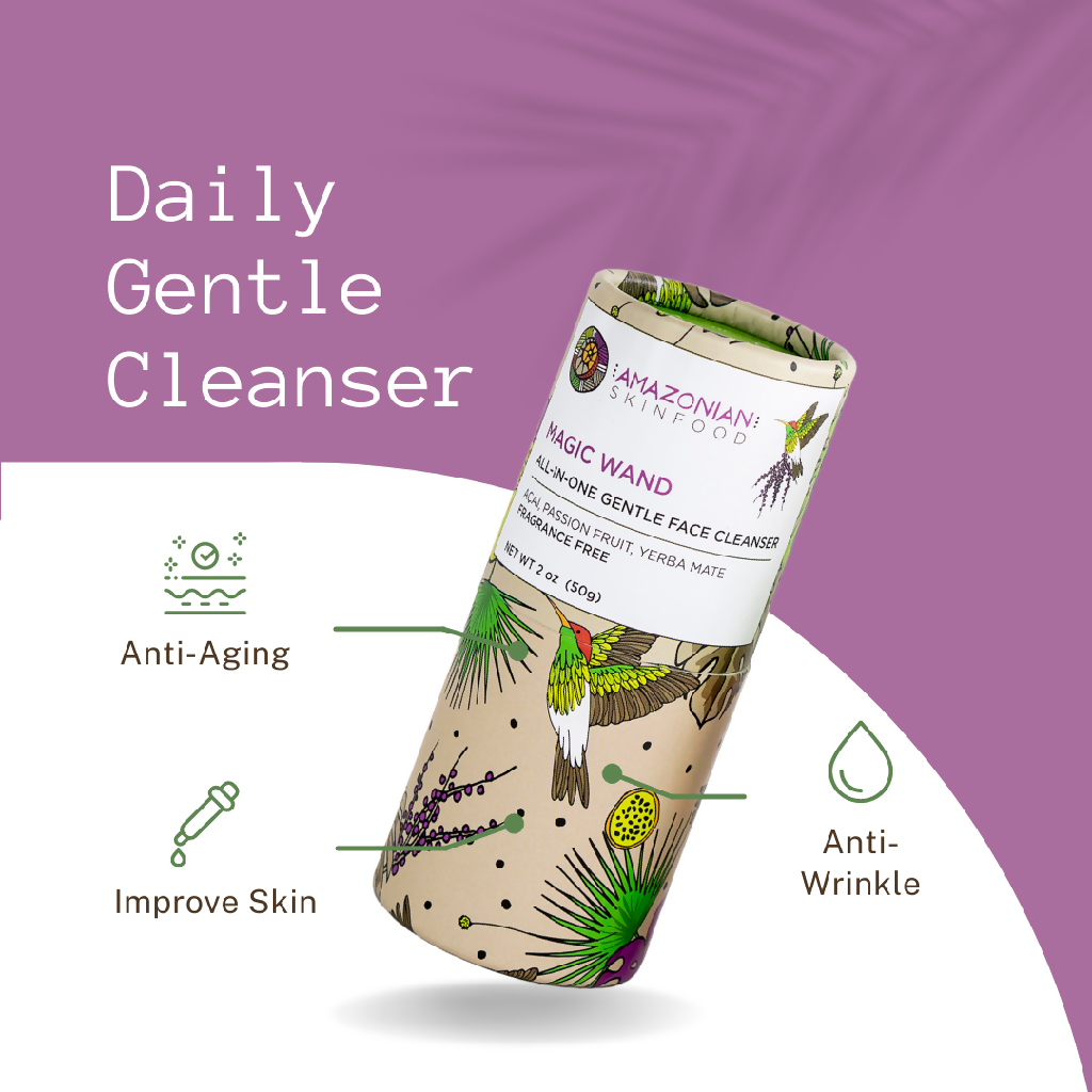Magic Wand: All-In-One Gentle Face Cleanser