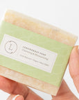 Lemongrass Natural Soap Bar, Handmade Body Soap Gift