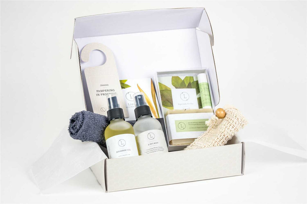 Bath and Body Skincare Gift Box For Men and Women, Special soothing and massaging Set
