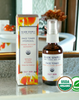 Made Simple Skin Care certified organic raw vegan nonGMO crueltyfree orange bergamot face toner bottlebox2a