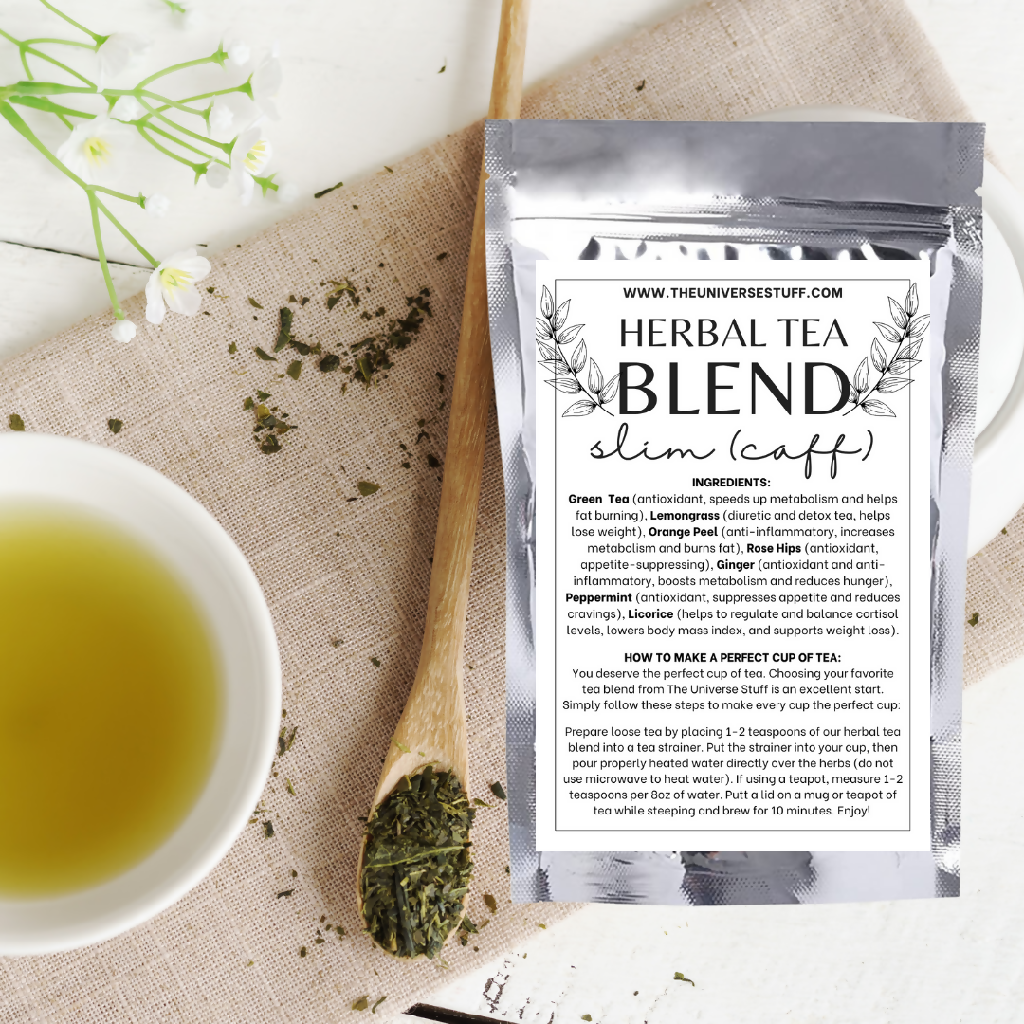 SLIM Herbal Tea Blend (Caffeinated), 4.5oz