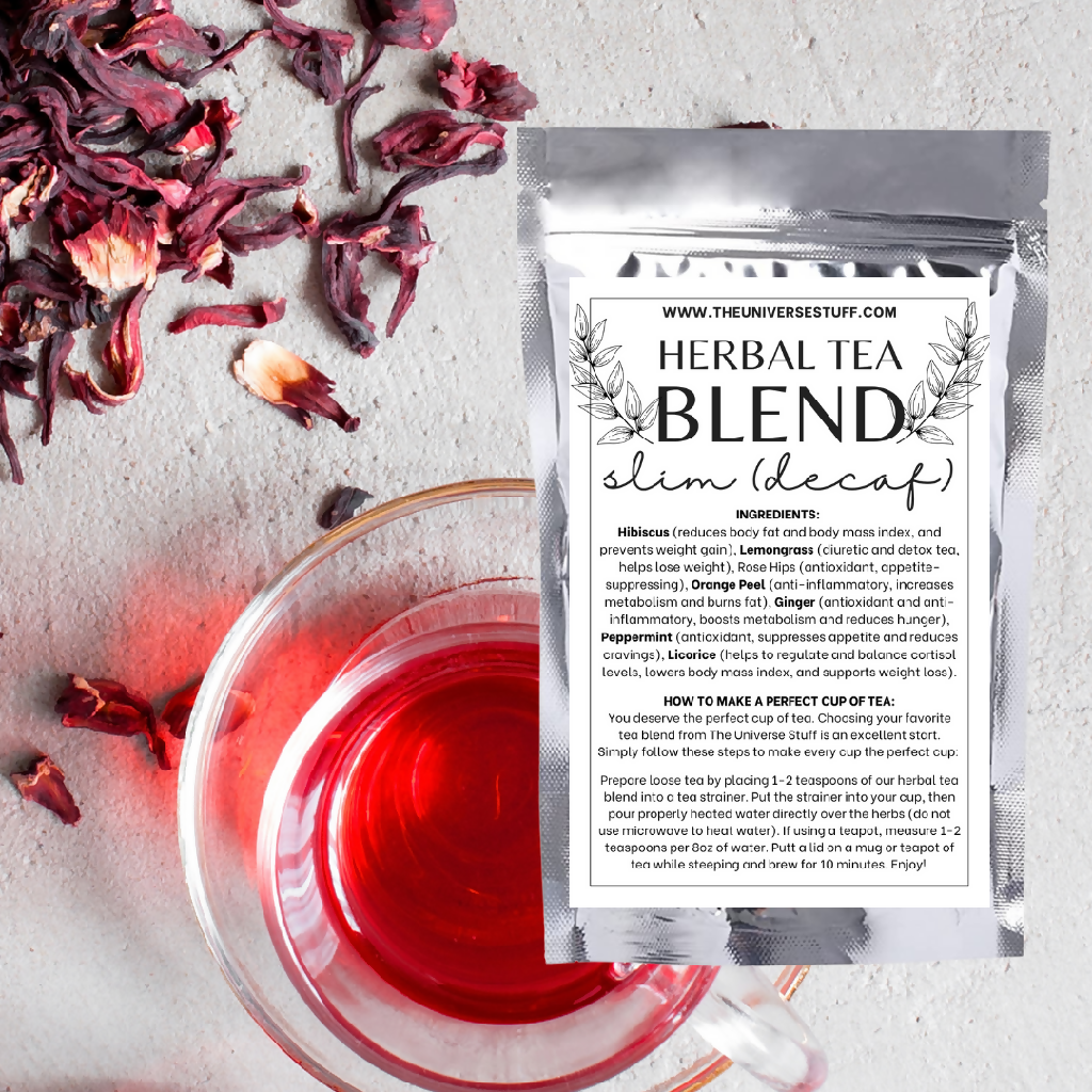 SLIM Herbal Tea Blend (Caffeine Free), 4.5oz