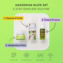 Load image into Gallery viewer, Amazonian Glow 3-Step Skincare Set
