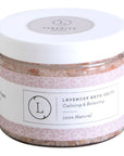 Lavender Natural Bath Salt Soak with Dead sea, Epsom and Himalayan salts