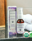 Made Simple Skin Care certified organic raw veagan nonGMO crueltyfree rosehip chamomile face serum bottlebox2a