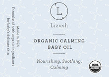 Load image into Gallery viewer, USDA ORGANIC CALMING BABY OIL Nourishing, Soothing, Calming
