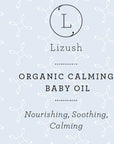 USDA ORGANIC CALMING BABY OIL Nourishing, Soothing, Calming