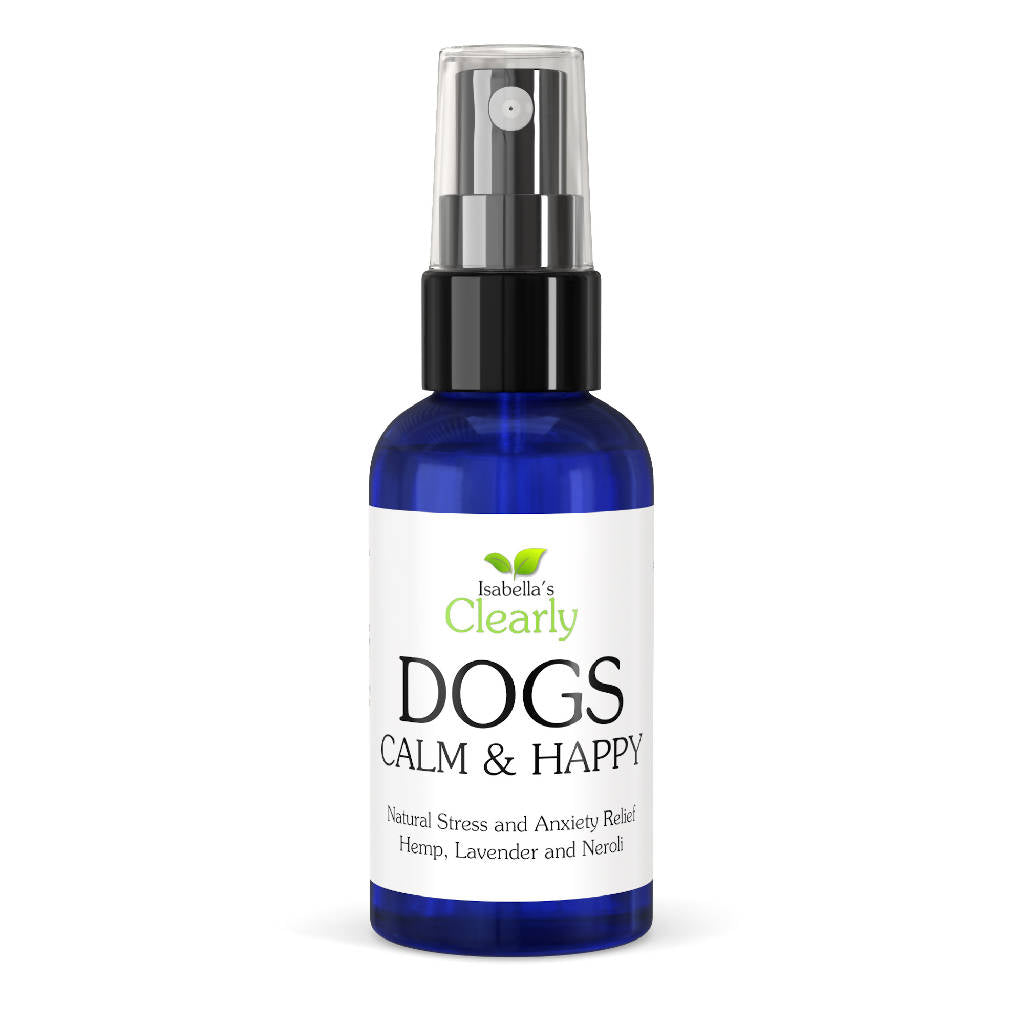 CALM &amp; HAPPY, Calming Aromatherapy for Dogs with Hemp Oil