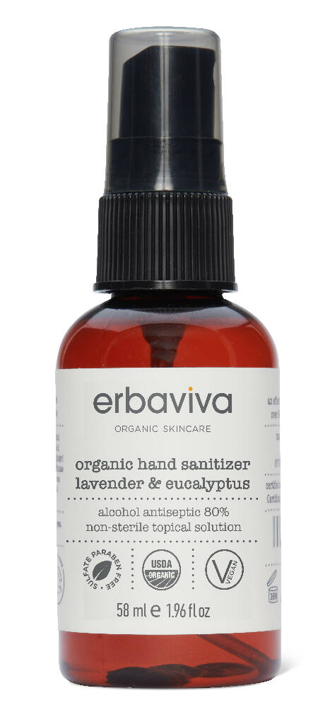 Certified USDA Organic Lavender & Eucalyptus Hand Sanitizer
