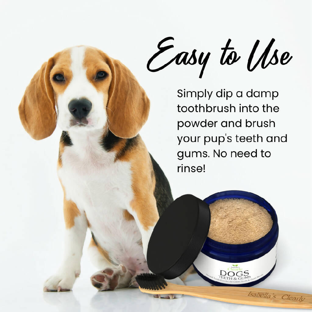TEETH &amp; GUMS Natural Toothpaste Powder for Dogs