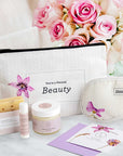 Cosmetic Bag Bath and Body Gift Set, Travel Toiletry Bag Kit, Appreciation Gift
