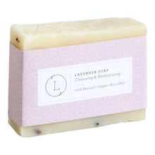 Load image into Gallery viewer, Lavender Soap Bar, Natural Handmade Soap, Vegan Skincare gift
