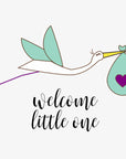 Organic full care new baby gift set - welcome little one!
